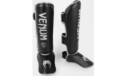 Ochraniacze goleni Venum Challenger 2.0 Standup - czarny/srebrny