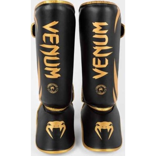 Ochraniacze goleni Venum Challenger Standup - czarne/złote