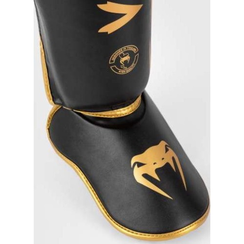 Ochraniacze goleni Venum Challenger Standup - czarne/złote