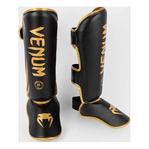Ochraniacze goleni Venum Challenger Standup - czarne/złote