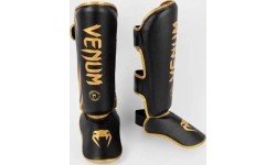 Ochraniacze goleni Venum Challenger Standup - czarne/złote