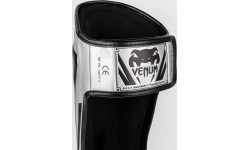 Venum Elite Standup Shinguards - Silver/Black