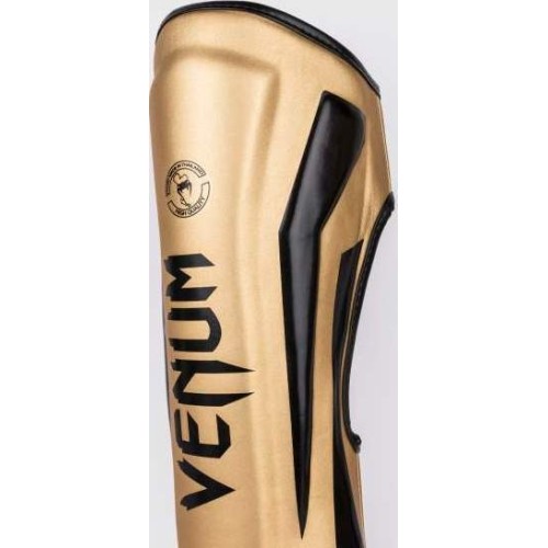 Venum Elite Standup Shin guards - Gold/Black