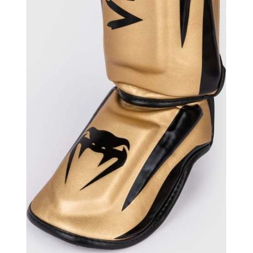 Venum Elite Standup Shin guards - Gold/Black