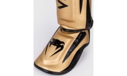 Venum Elite Standup Shin guards - Gold/Black