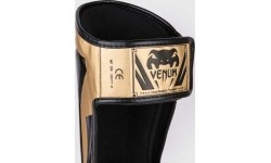 Venum Elite Standup Shin guards - Gold/Black