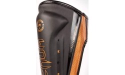 Ochraniacze Venum Elite Evo - czarne/brązowe