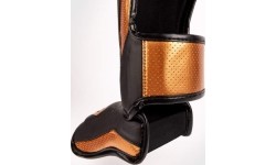 Ochraniacze Venum Elite Evo - czarne/brązowe