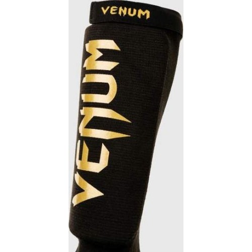 Ochraniacze na nogi Venum Kontact, czarno-złote