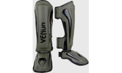 Venum Elite Standup Leg Guards - Khaki/Black