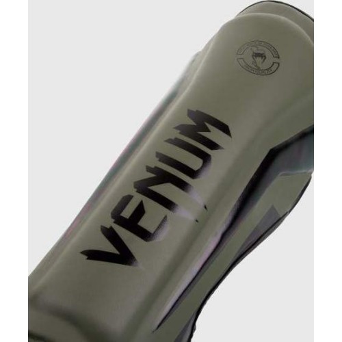 Venum Elite Standup Leg Guards - Khaki/Black