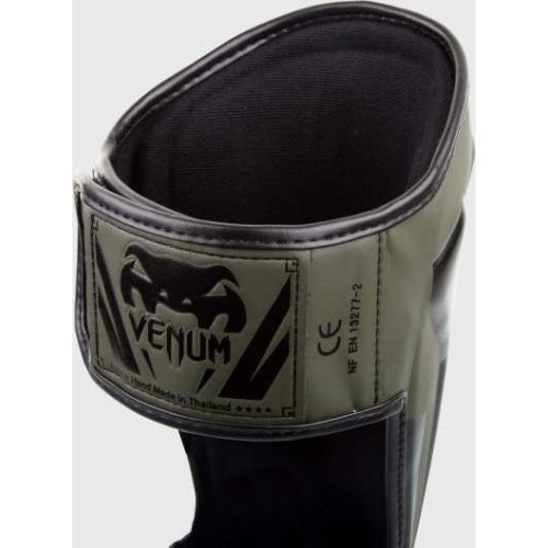 Venum Elite Standup Leg Guards - Khaki/Black