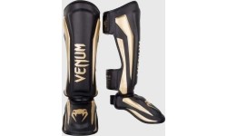 Venum Elite Standup Leg Guards - Black/Gold