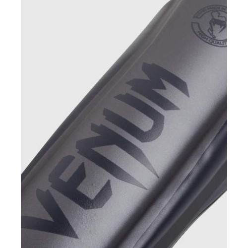 Venum Elite Standup Shinguards - Grey/Grey