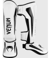 Venum Elite Standup Shinguards - White/Black