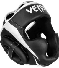Kask Venum Elite Boxing Helmet - Black/White