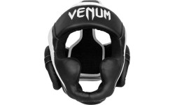 Kask Venum Elite Boxing Helmet - Black/White