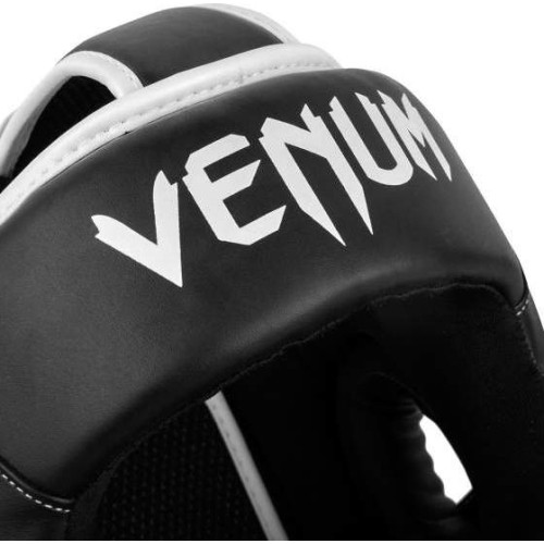 Kask Venum Elite Boxing Helmet - Black/White