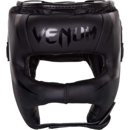 Kask bokserski Venum Elite Iron - czarny/czarny