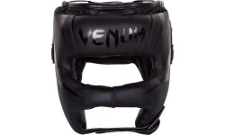 Kask bokserski Venum Elite Iron - czarny/czarny
