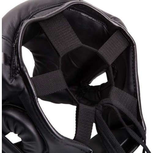 Kask bokserski Venum Elite Iron - czarny/czarny