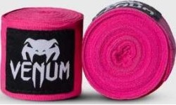 Bandaże bokserskie Venum Kontact, 4,5 m – neonowy róż