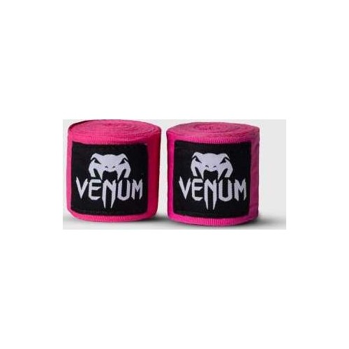 Bandaże bokserskie Venum Kontact, 4,5 m – neonowy róż