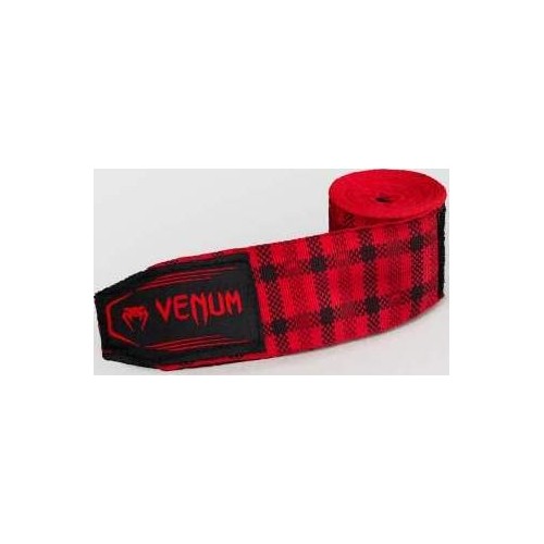 Venum Tartan Handwraps - Fury Red