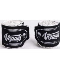 Owijki na dłonie Venum - biało-czarne