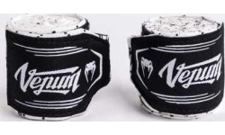 Owijki na dłonie Venum - biało-czarne