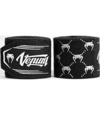 Owijki bokserskie Venum z monogramem - czarno-białe