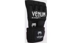 Owijki Venum Gel Kontact Quick Wraps - czarne/srebrne