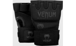 Venum Kontact Gel Glove Wraps - Black/Black