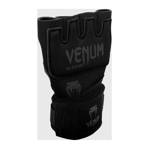 Venum Kontact Gel Glove Wraps - Black/Black