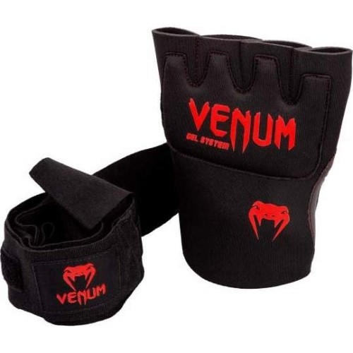 Venum Kontact Gel Mittens - Black/Red