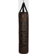 Venum Vintage Heavy Bag - brązowa - wypełniona - skóra bydlęca