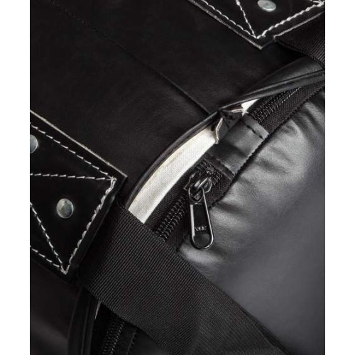 Venum Challenger Heavy bag + Ceiling Hook - Black/White - Filled - 130cm