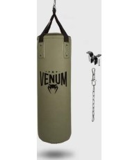 Worek bokserski Venum Origins - khaki/czarny (z zapięciem)