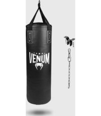 Venum Origins Boxing Bag - Black/White (z zapięciami)