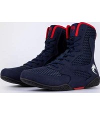 Buty bokserskie Venum Contender - granatowy/czerwony