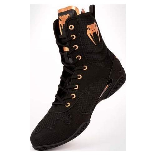 Venum Elite Boxing Shoes - Black/Bronze