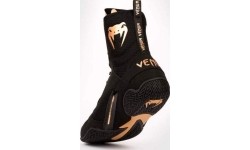 Venum Elite Boxing Shoes - Black/Bronze