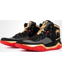 Buty zapaśnicze Venum Elite - czarny/złoty/czerwony