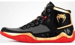 Buty zapaśnicze Venum Elite - czarny/złoty/czerwony