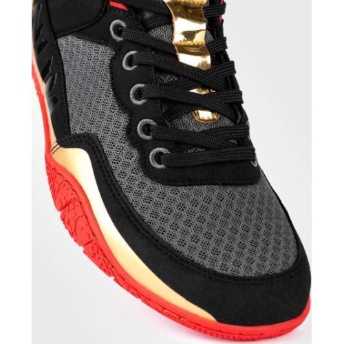 Buty zapaśnicze Venum Elite - czarny/złoty/czerwony