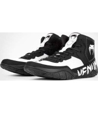 Buty zapaśnicze Venum Elite - czarno-białe