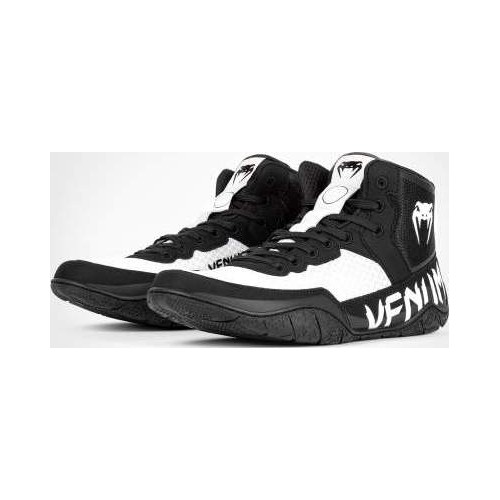 Buty zapaśnicze Venum Elite - czarno-białe