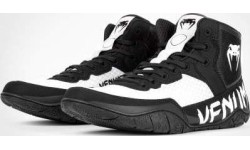 Buty zapaśnicze Venum Elite - czarno-białe