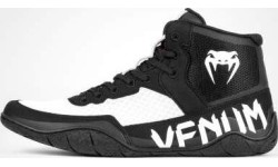 Buty zapaśnicze Venum Elite - czarno-białe