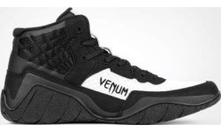 Buty zapaśnicze Venum Elite - czarno-białe